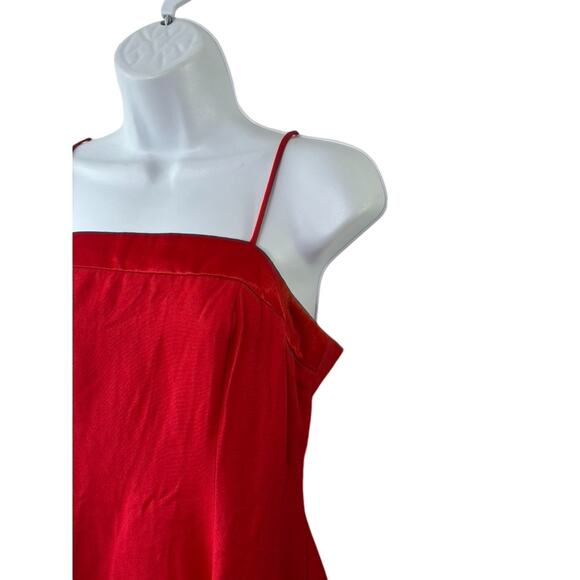 Y2K J.R. Nites Bright Red Fit & Flare Dress Size Women's Size 4 Made in the USA - Picture 4 of 7